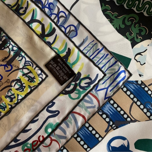 Brand New Hermes La Maison des Oiseaux Parleurs Silk Scarf - Picture 12 of 14